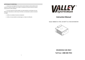 Valley Sportsman 008858714 Instruction Manual