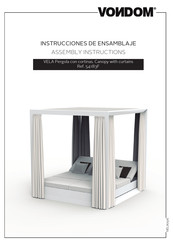 VONDOM VELA 54183F Assembly Instructions Manual