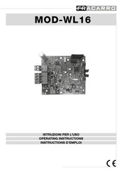 Fracarro MOD-WL16 Operating Instructions Manual