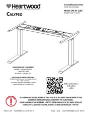 Heartwood CALYPSO CAL-E1-3LEG Assembly Instruction Manual