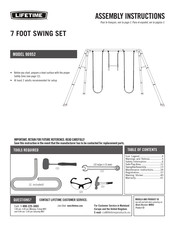 Lifetime 90952 Assembly Instructions Manual