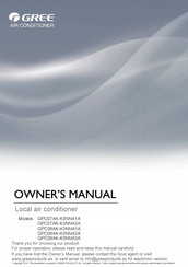 Gree GPC08AK-K3NNA3A Owner's Manual
