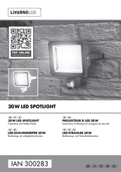 LIVARNO LUX 300283 Operation And Safety Notes