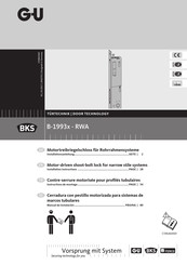 G-U BKS B-1993 Series Installation Instructions Manual