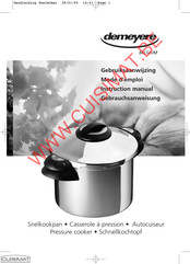 Demeyere BELGIUM Instruction Manual