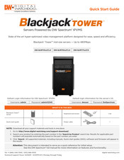 Digital Watchdog Blackjack Tower Quick Start Manual