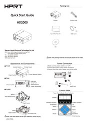 HPRT HD2000 Quick Start Manual