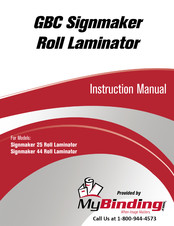 MyBinding GBC SignMaker 25 Installation & Operation Manual