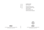 Iwc KLEINE DA VINCI Operating Instructions Manual