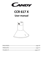 Candy CCR 617 X User Manual