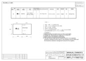 LG T2525NTWV Owner's Manual