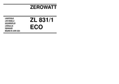 Zerowatt ZL 831/1 ECO Manual