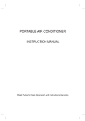 Pelonis KCD25Y1 Instruction Manual