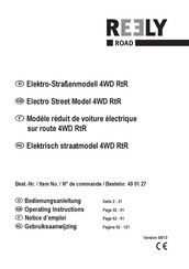 Reely ROAD Electro Street 4WD RtR Operating Instructions Manual