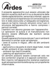 ARDES AR5 Instructions For Use Manual