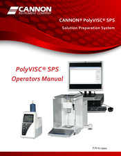 Cannon PolyVISC SPS Operator's Manual