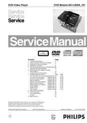 Philips SD-4.00SA CH Service Manual