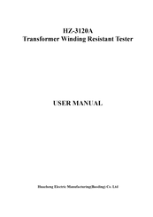Huazheng Electric Manufacturing HZ-3120A User Manual