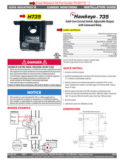 Veris Industries Hawkeye 735 Installation Manual