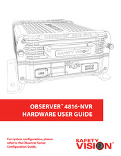 Safety Vision OBSERVER 4816-NVR Hardware User's Manual