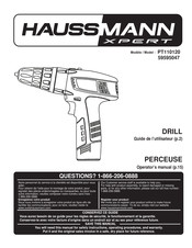 Haussmann PT110120 Operator's Manual