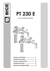 SICE PT 230 E Instruction Manual