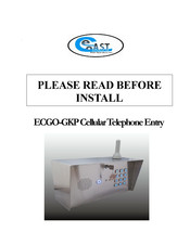 East Coast Gate Operators ECGO-GKP Instructions Manual