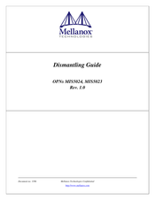 Mellanox Technologies MIS5023 Dismantling Manual