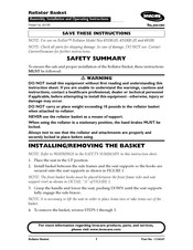 Invacare 65109 Assembly, Installation And Operating Instructions