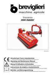 breviglieri mini master 120 Operating And Maintenance Manual
