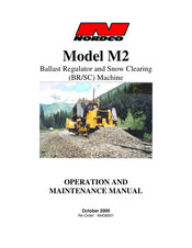 Nordco M2 Operation And Maintenance Manual