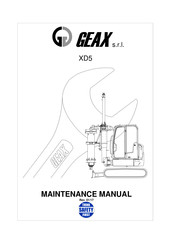 Geax XD5 Maintenance Manual