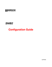 HIRSCH SNIB2 Configuration Manual