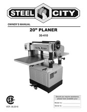 Steel City 35-410 Owner's Manual