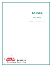 Curtiss-Wright DTI-VME/S User Manual