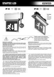 Gewiss STARTEC Installation Manual