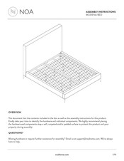 NOA MODENA Assembly Instructions Manual