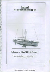 Bavaria Yachts BAVARIA 50 Cruiser Manual For Owners And Skippers