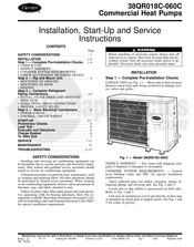 Carrier 38QR018C-060C Installation, Start-Up And Service Instructions Manual