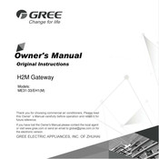 Gree H2M Owner's Manual