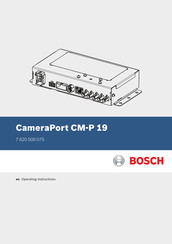 Bosch CameraPort CM-P 19 Operating Instructions Manual