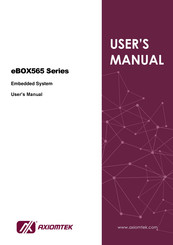 AXIOMTEK eBOX565 Series User Manual