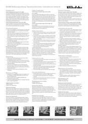 Bohle Verifix 638.0 Operating Instructions