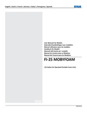 Ecolab FI-25 MOBYFOAM User Manuals
