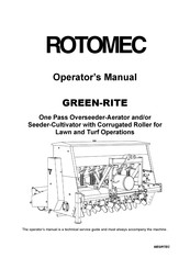 Rotomec Green-Rite Operator's Manual