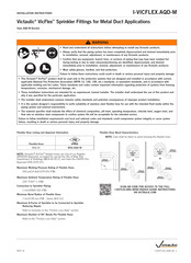 Victaulic VicFlex I-VICFLEX.AQD-M Installation Instructions Manual