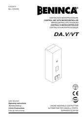 Beninca DA.V Operating Instructions Manual