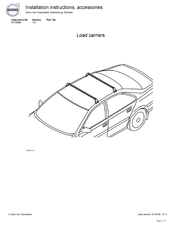 Volvo Load carriers Installation Instructions