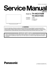 Panasonic TH-49CX700S Service Manual