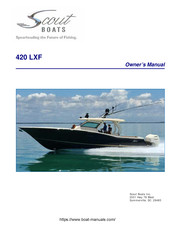Scout Boats 420 LXF Owner's Manual